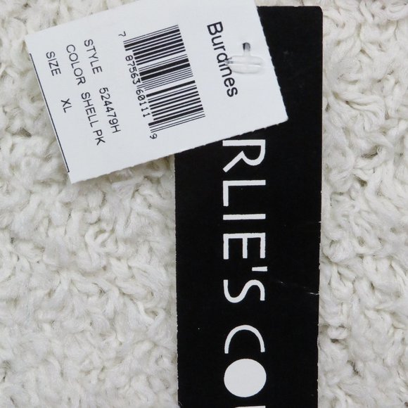 Carlie's Court* Women's Long Sleeve V-Neck Blouse Size XL~ Black‎ & Pink - Picture 4 of 10